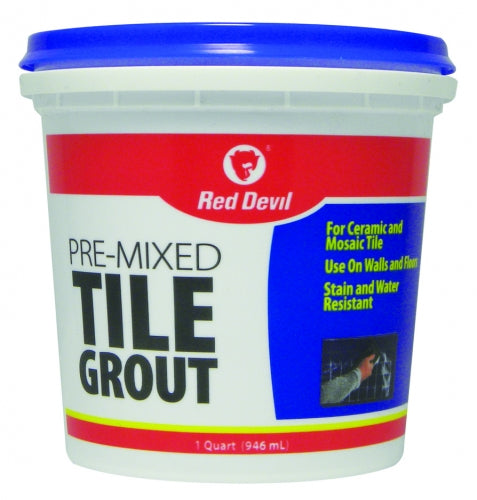 Red Devil® 0424 Pre-Mixed Tile Grout, 1 Qt