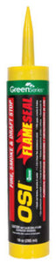 OSI 1390035 Greenseries Flameseal Fire Smoke & Draft Stop Sealant, 10 Oz, Red