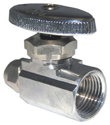 Lasco 06-7407 Angle Stop Valve, 1/2" FPT x 3/8"
