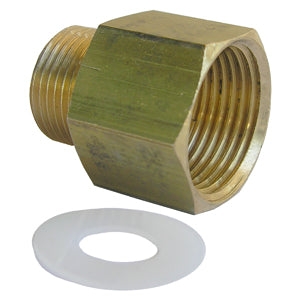 Lasco 17-6693 Thread Flare Brass Adapter, 3/8" FTF x 3/8"