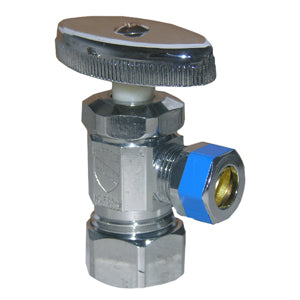 Lasco 06-7255 Compression Angle Valve, 5/8" CMP x 3/8" O.D.