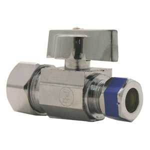 Lasco 06-9281 Straight Valve, 5/8" CMP x 3/8"