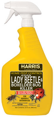 Harris® HBXA-32 Asian Lady Beetle & Box Elder Bug Killer, RTU, 32 Oz