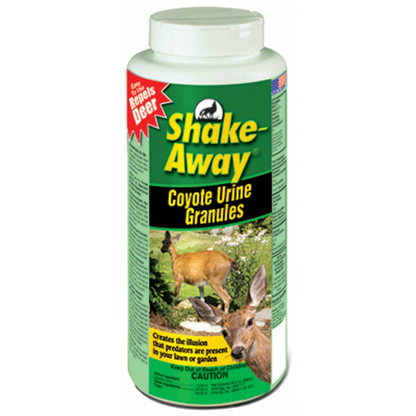 Shake-Away® 2851118 Coyote Urea Granules Deer Repellent, 28.5 Oz