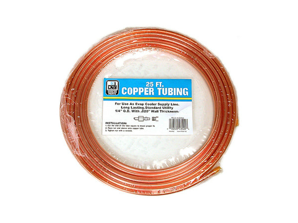 Dial Mfg 4352 Copper Tube for Evaporative Cooler, 1/4" x 25'