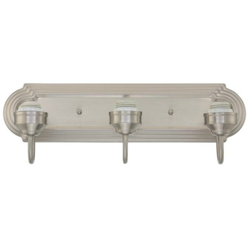 Westinghouse 6300800 Three-Light Interior Wall Fixture, Brushed Nickel Finish