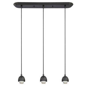 Westinghouse 6301300 Three-Light Interior Mini Pendant, Oil Rubbed Bronze Finish