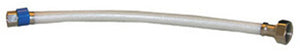 Lasco Braided Poly Faucet Connector, 3/8" FTF x 1/2" IP x 12"