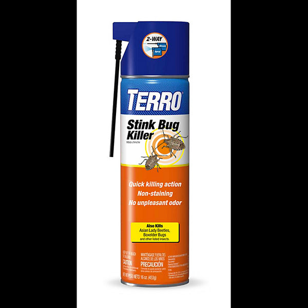 Terro T3500-6 Stink Bug Killer Aerosol Spray, Non-Staining Formula, 16 Oz