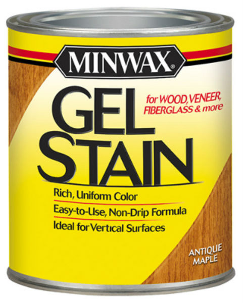 Minwax® 260304444 Gel Stain for Wood/Veneer/Fiberglass, 1/2 Pt, Antique Maple