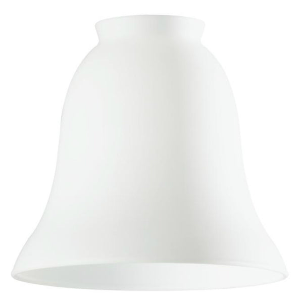 Westinghouse 8122700 White Opal Glass Shade Bell, 2-1/4" Fitter