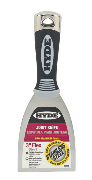 Hyde® 06358 Flexible Pro Stainless Joint Knife, 3"