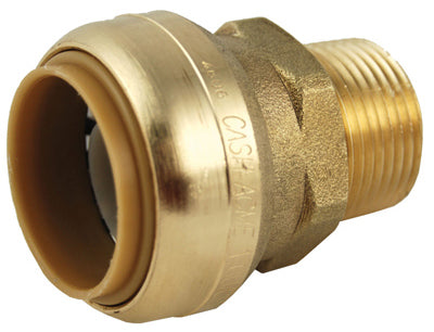 SharkBite® U142LFA Lead Free Reducing Male Connector, 1" x 3/4" MNPT