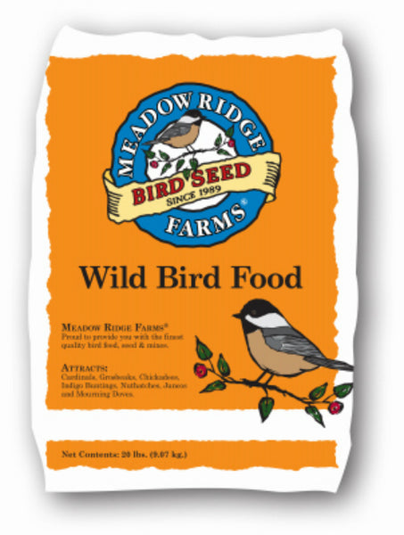 Meadow Ridge Farms B202220 Wild Bird Food Mix, 20 Lb
