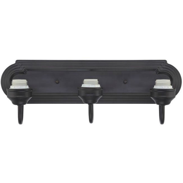 Westinghouse 6300600 Three-Light Interior Wall Fixture, Oil Rubbed Bronze Finish