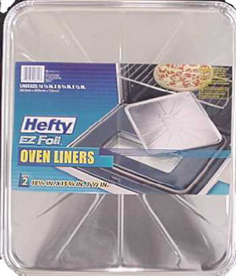 Hefty® 00Z10815 EZ Foil® Aluminum Foilware Oven Liner, 2 Pack