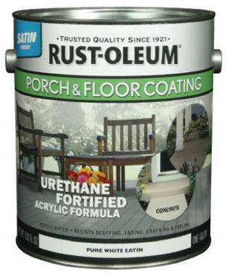 Rust-Oleum Porch & Floor Urethane Satin Finish Paint, 1 Gallon
