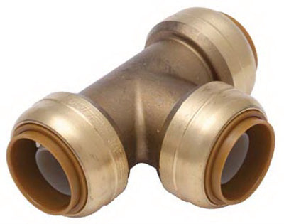 SharkBite® U370LFA Lead Free Push-To-Connect Tee, 3/4" x 3/4" x 3/4"