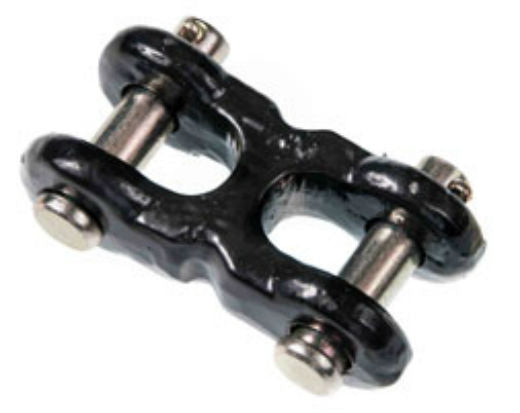 Double HH 24096 Mid Link Double Clevis, 3/8", 6600 Working Load Limit