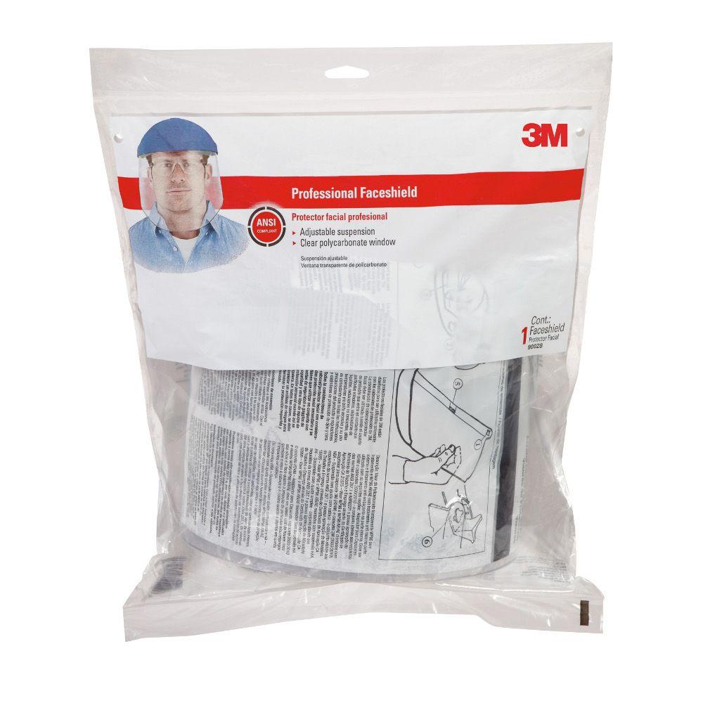 3M™ 90028-00000T Tekk Protection™ Professional Face Shield, Clear