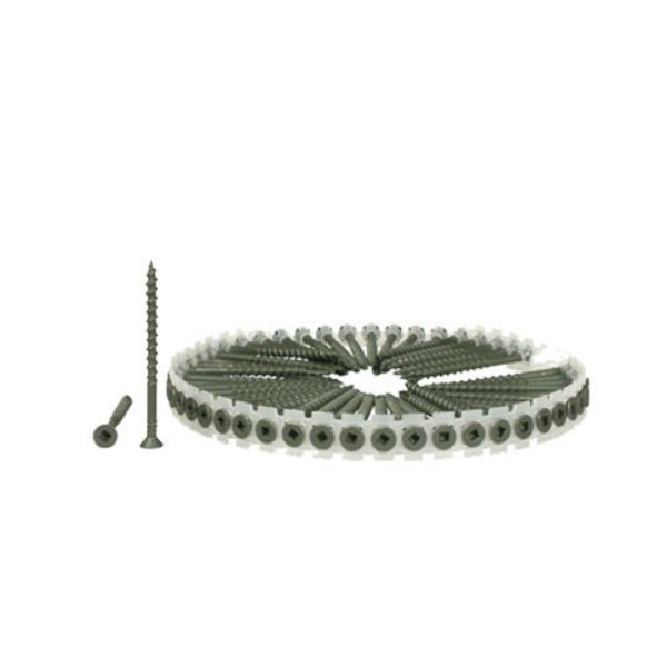 Senco® 08D200W DuraSpin Exterior Wood-to-Wood Collated Screw, 2" x #8, 1000-Ct