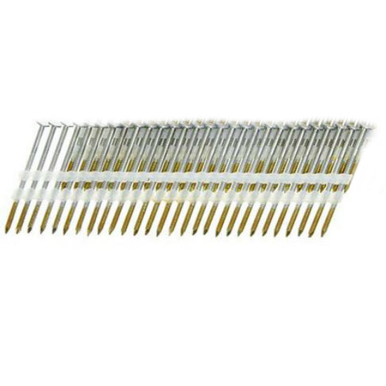Senco® HL27ASBS Full Round Head Ring Shank Framing Nail, 3" x 0.120", 2500-Ct