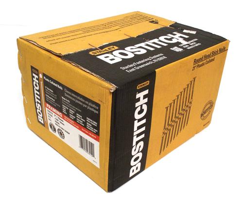 Bostitch® RH-S10D120EP Plastic Collated Stick Framing Nails, 21°, 3", 4000-Count