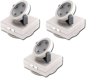 Rite Lite LPL743W 4-LED Pivot & Swivel Accent Light, White, 3 Pack