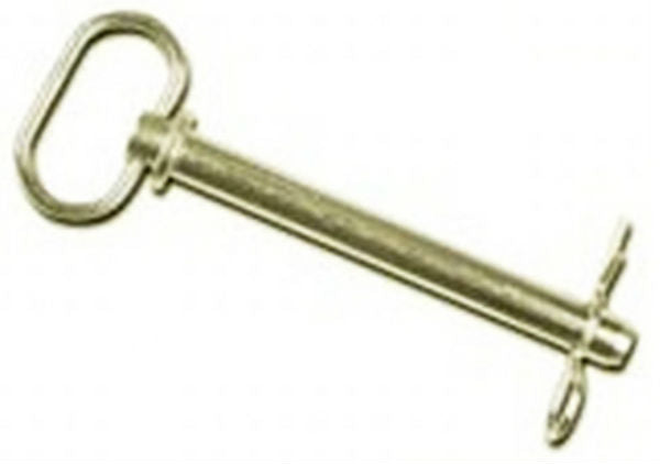 Double HH 25613 Zinc Plated Hitch Pin, 1/2" x 4-1/4", High Carbon Steel