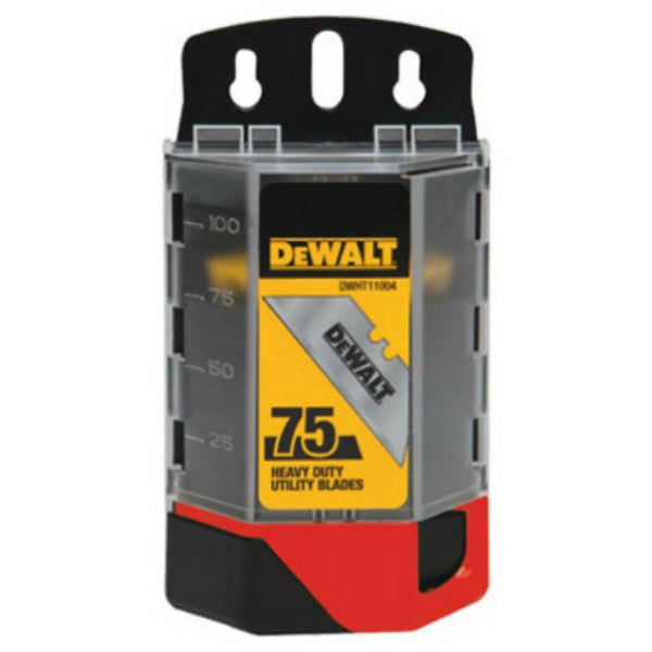 DeWalt® DWHT11004L Heavy Duty Utility Blade, 75-Piece