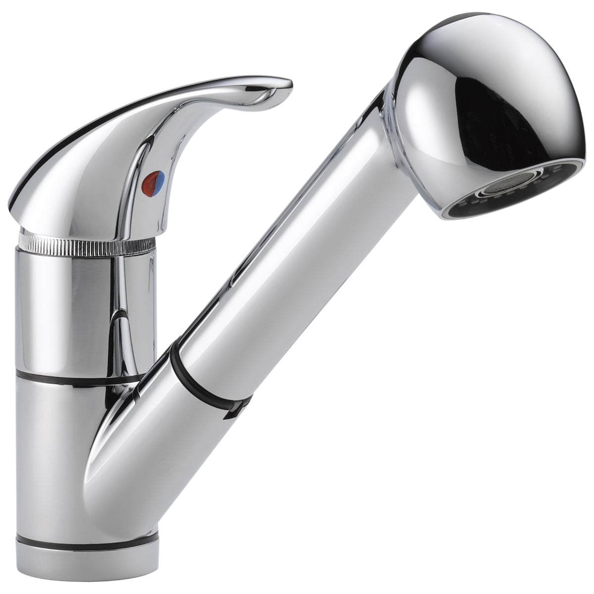 Peerless P18550LF Kitchen Pull-Out Faucet, Single Lever, Chrome Finish, 1.80 GPM
