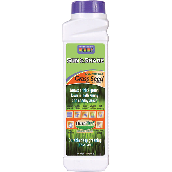 Bonide® 60220 Duratruf Mix Sun & Shade Premium Grass Seed, 12 Oz