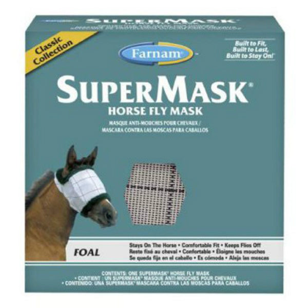 Farnam® 100502912 SuperMask® Horse Fly Foal Mask Classic Collection, Tri-Color