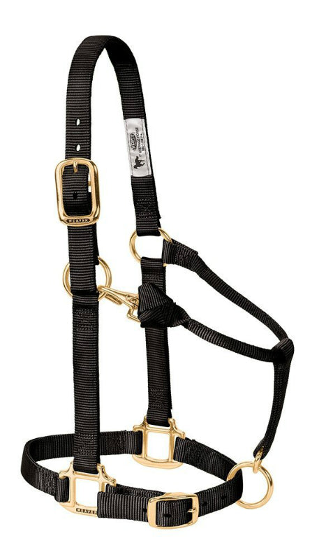 Weaver 35-7035-BK Original Adjustable Chin and Throat Snap Halter, 1", Black