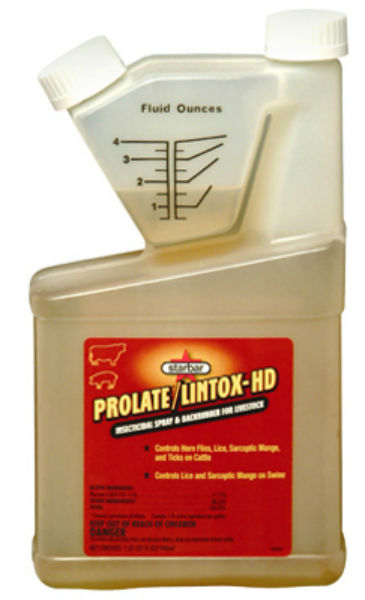 Starbar® 64580D Prolate/Lintox-HD™ Insecticidal Spray & Backrubber, 1 Qt