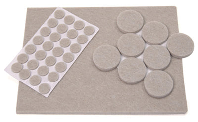 Magic Sliders 63979 Heavy Duty Self-Stick Felt Pads, Oatmeal, 102-Pack