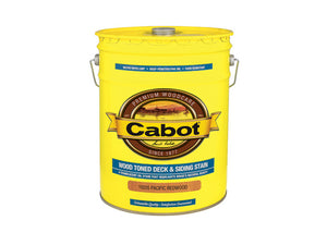 Cabot® 19205-08 Wood Toned Deck & Siding Stain, Pacific Redwood, 5 Gallon