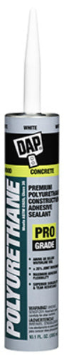 Dap® 18810 Premium Polyurethane Construction Adhesive Sealant, 10.1 Oz, White