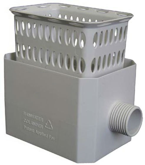 Amerimax 37042 Catch A Raindrop Harvesting Rainwater Colander, White