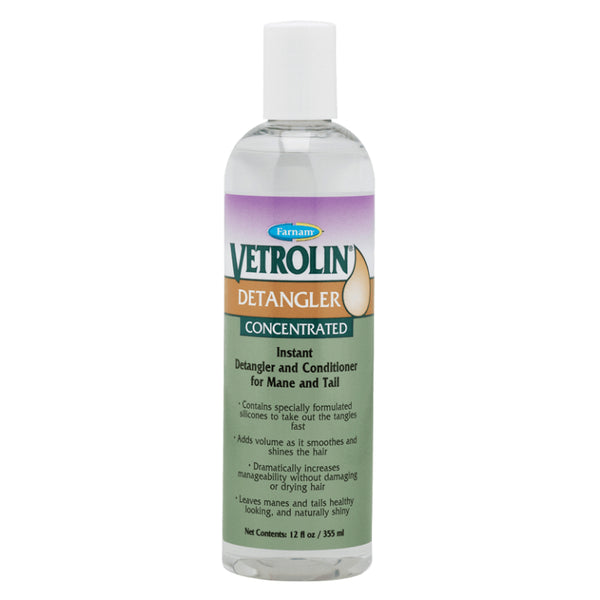 Farnam® 3004960 Vetrolin® Concentrated Instant Detangler & Conditioner, 12 Oz