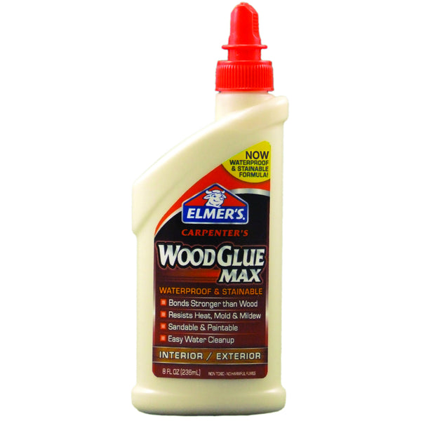 Elmer's E7300 Carpenter's® Wood Glue Max® Stainable Glue, 8 Oz