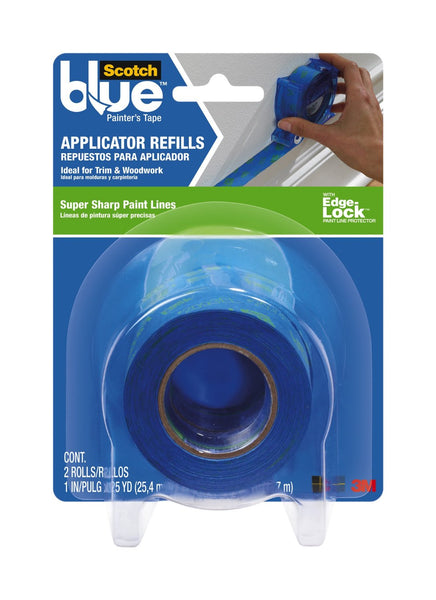 ScotchBlue 2093EL-RF Painter's Tape Applicator Refills w/ Edge-Lock, 1" x 25 Yd