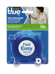 ScotchBlue 2093EL-SBTA Tape Applicator with Edge-Lock, 1-1/2" x 60 Yd, Blue