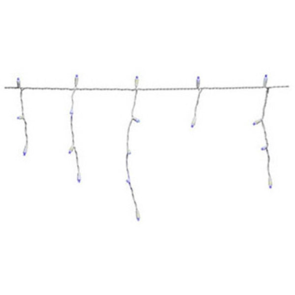 Holiday Wonderland® 47913-88 Christmas Twinkling LED Icicle 105-Light Set, Blue
