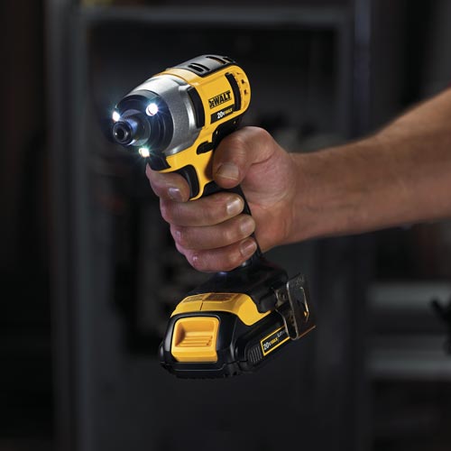 DeWalt DCF885C2 Cordless Lithium-Ion Impact Driver Kit, 20V