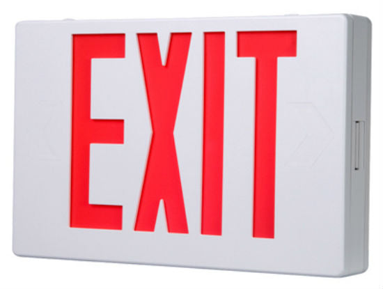 Sure-Lites APX7R All Pro LED Exit Sign with Ni-Cad Battery Back Up