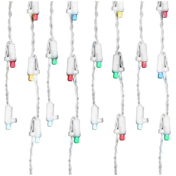 Holiday Wonderland® 47912-88 Christmas Twinkling LED Icicle 105-Lights, Multi