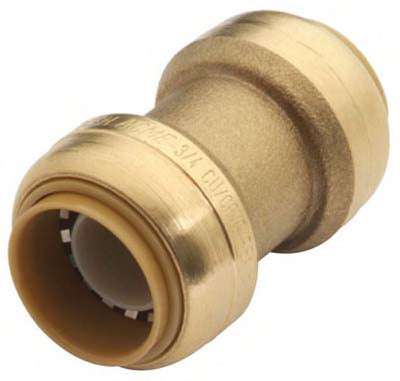 SharkBite U006LFA Lead Free Straight Coupling, 3/8" x 3/8"