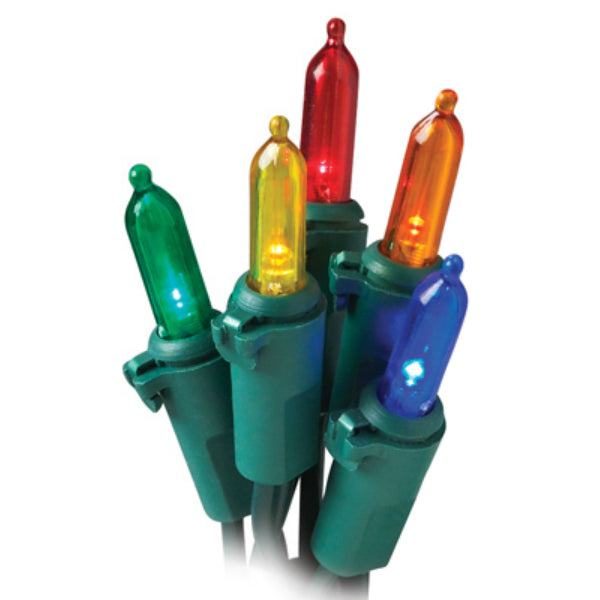 Holiday Wonderland® 40816-88 Christmas LED Mini 200-Light Set 68.2', Multi Color