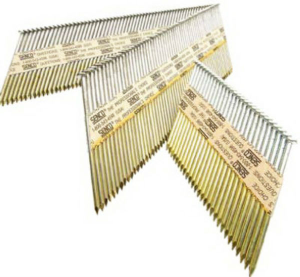 Senco® GC24APBX Smooth Shank Paper Tape Collated Nails, 2-3/8" x 0.113", 2500-Ct